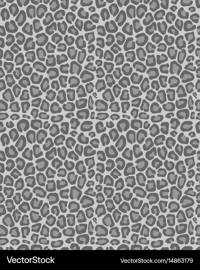 Leopard Print Seamless Pattern vector image