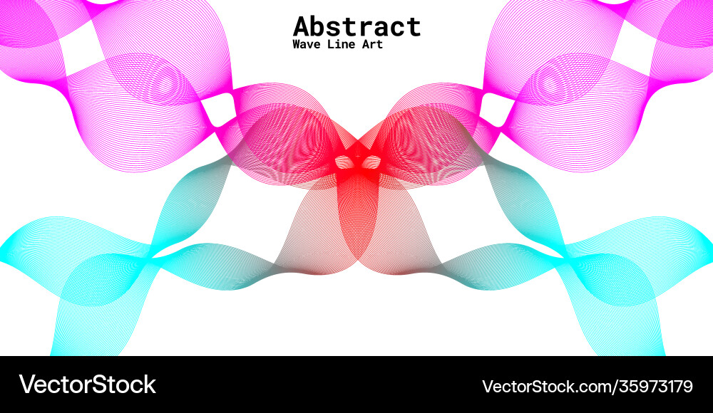 Modern abstract background with wavy lines Modern abstract background with wavy lines vector image