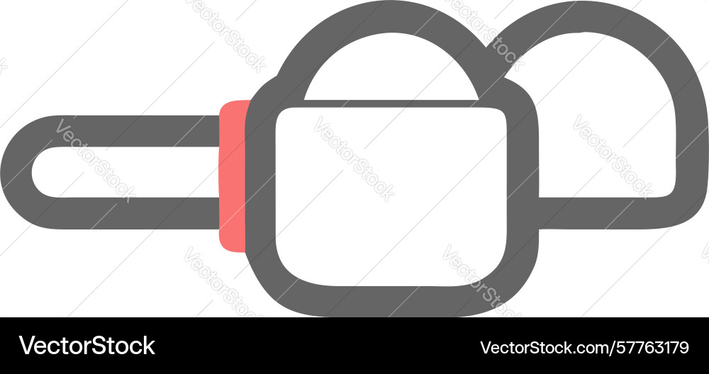 Padlock and keyhole icon for secure access vector image
