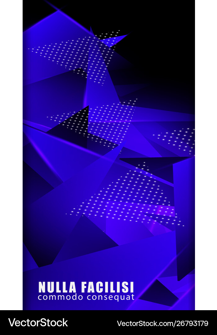 Triangular background abstract composition 3d Vector Image
