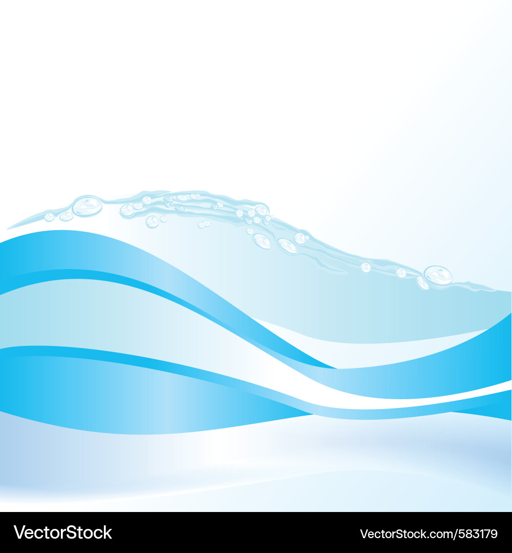 Wave background design Vector Image