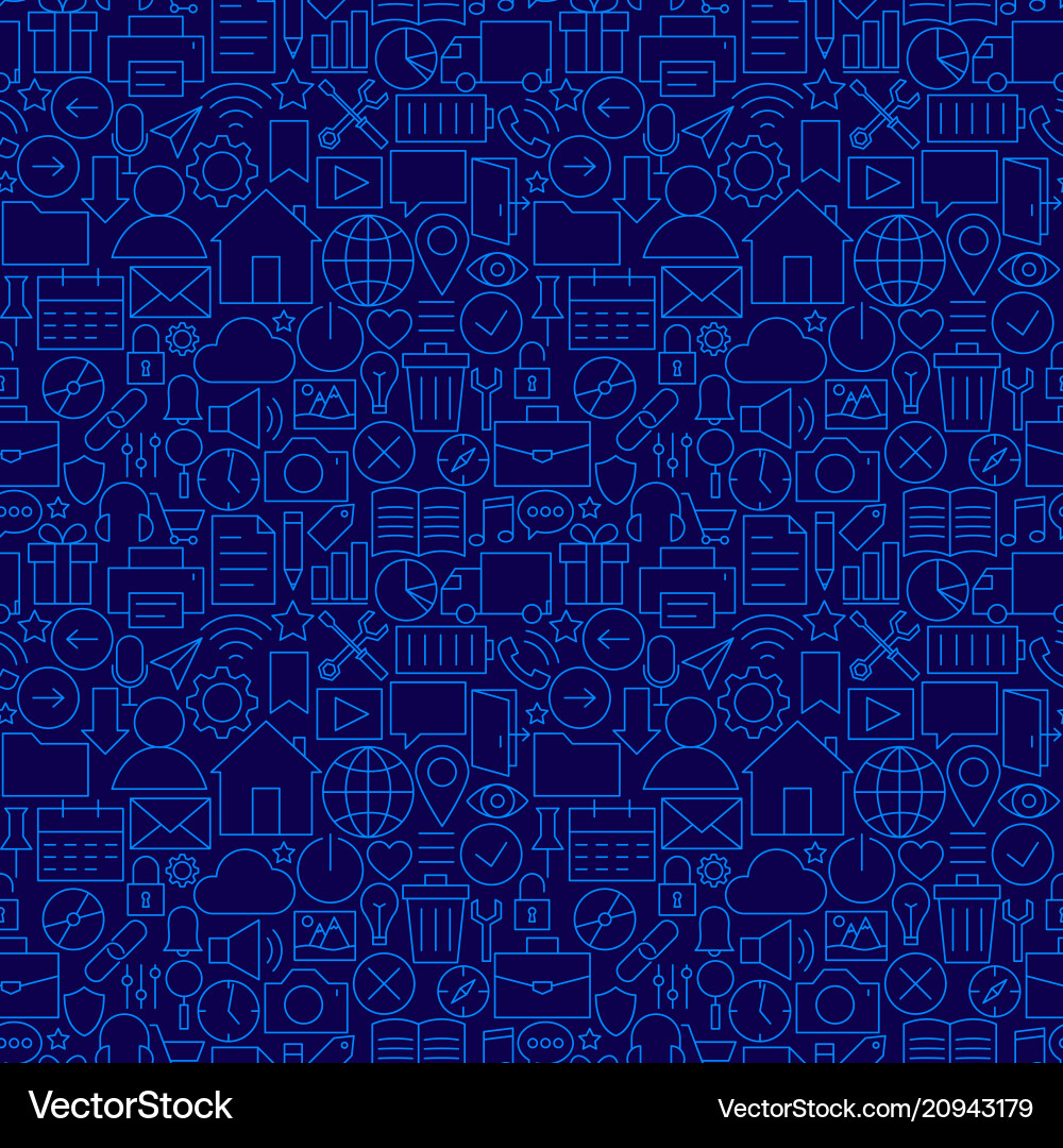 Web UI Line Pattern vector image
