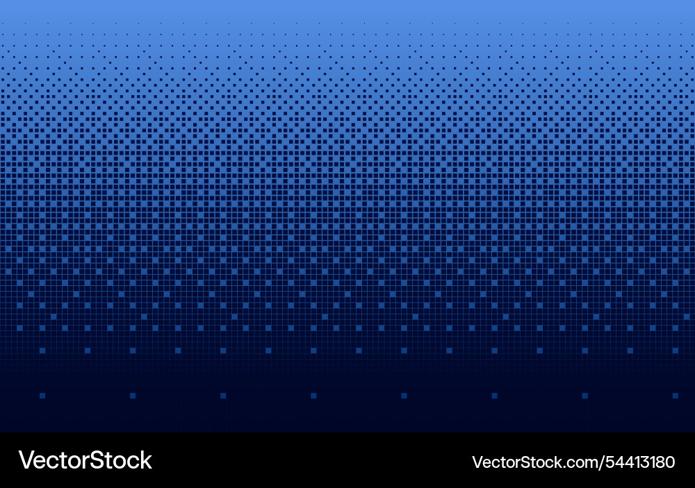 Blue bitmap texture abstract pattern halftone vector image
