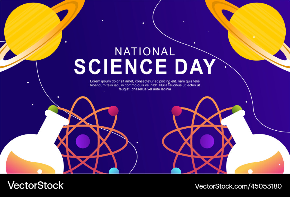 Gradient science twitch background design template Gradient science twitch background design template vector image
