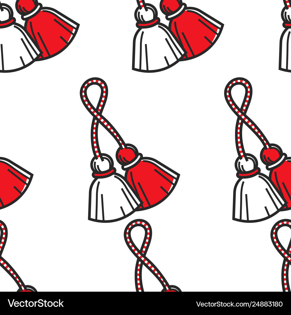 Martenitsa: Bulgarian Spring Symbol Vector Image
