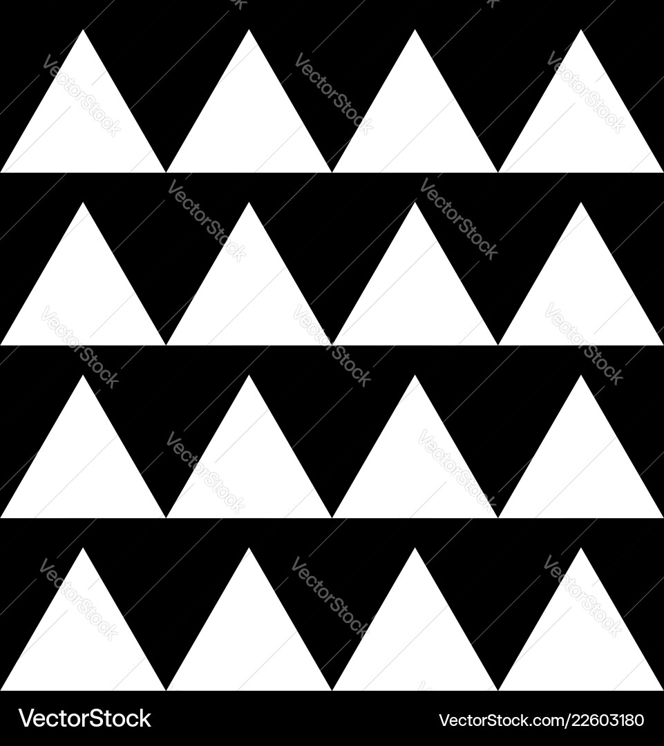 Pointed triangle shapes seamless pattern art Pointed triangle shapes seamless pattern art Vector Image