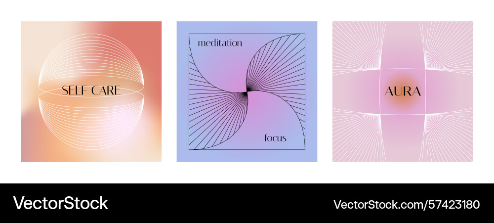 Set of linear design elements for logo templates Set of linear design elements for logo templates vector image