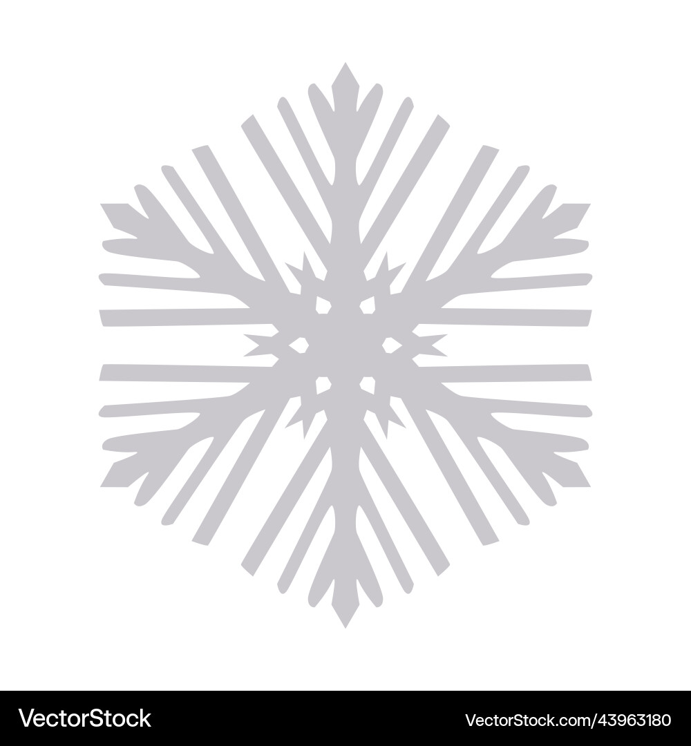 Snowflake graphics on a white background Snowflake graphics on a white background vector image