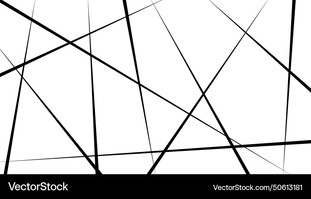 Background random chaotic lines form various vector image
