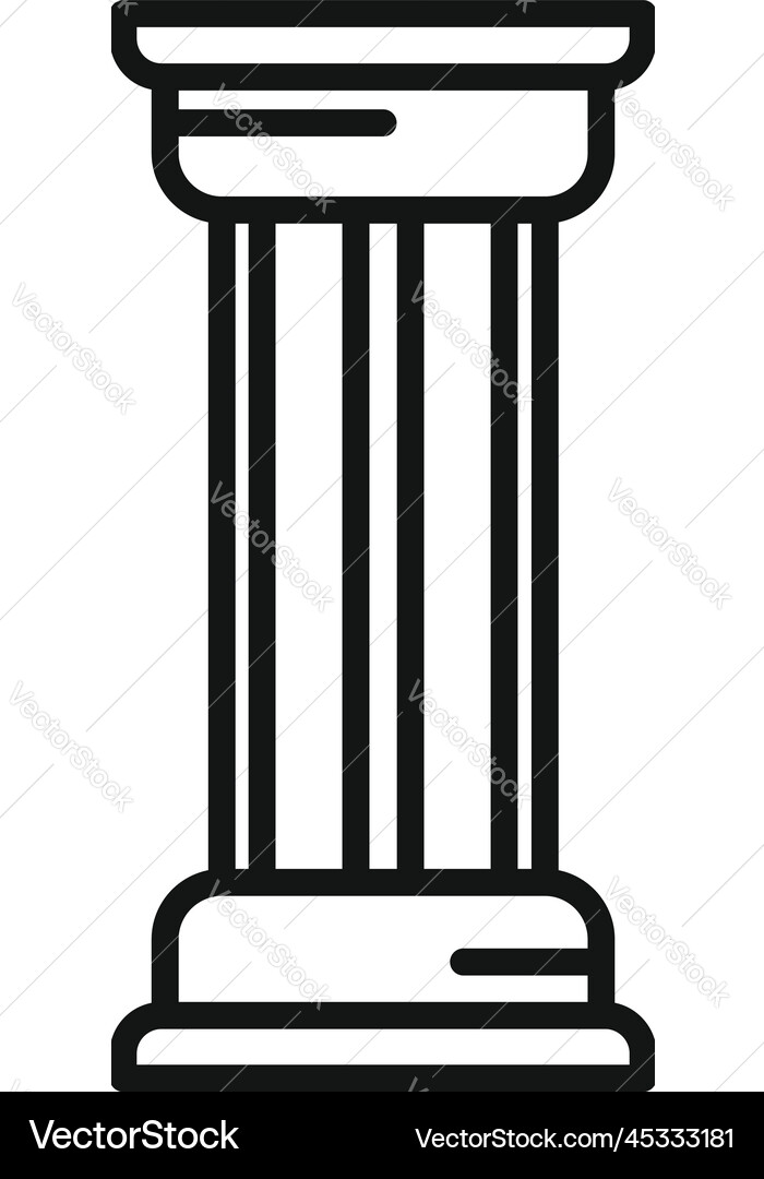Disinfection lamp icon outline uv light Disinfection lamp icon outline uv light vector image