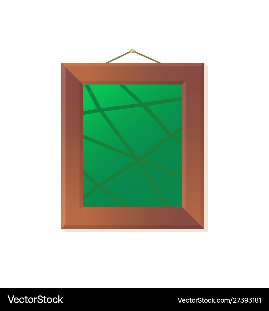 Exhibition or museum picture on wall art Exhibition or museum picture on wall art vector image