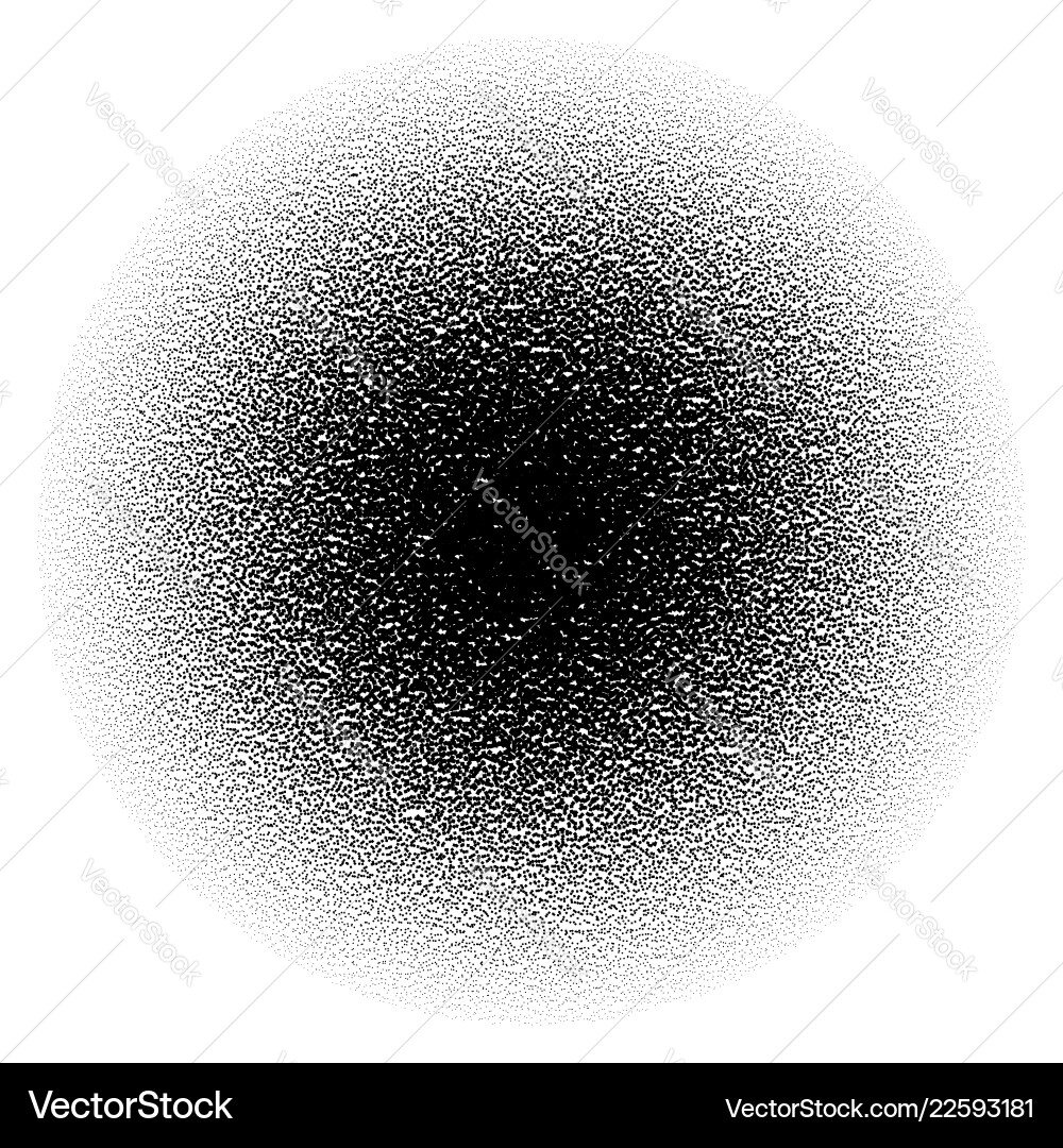 Halftone element with square or triangle instead vector image