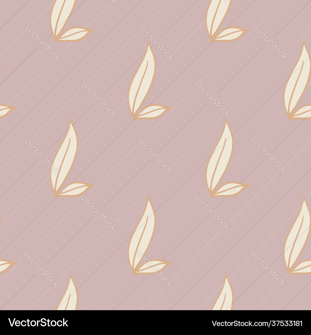 Minimalistic style seamless pattern with nature Minimalistic style seamless pattern with nature vector image