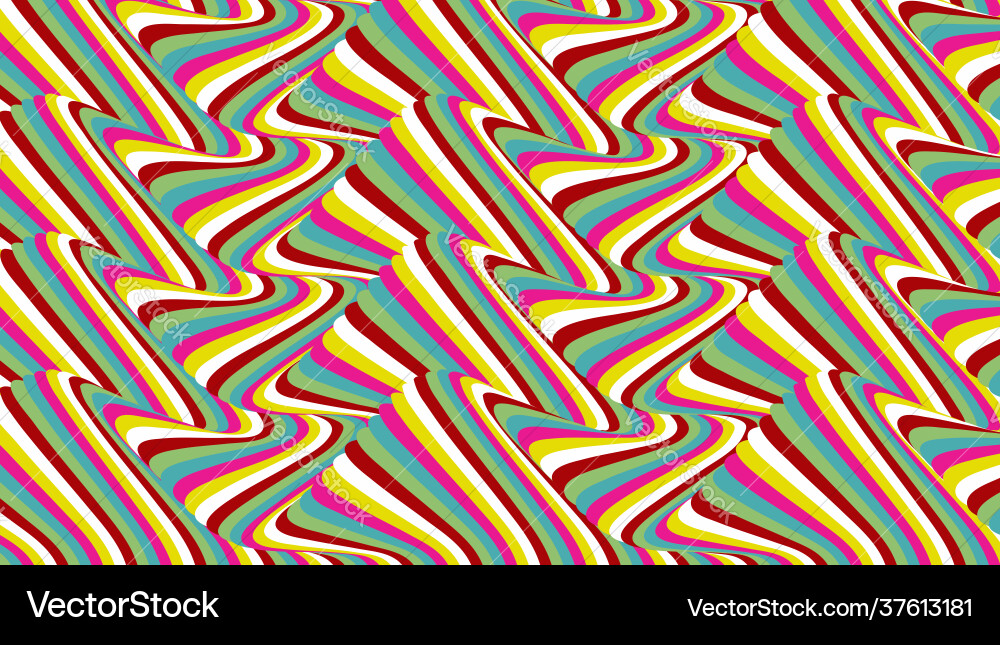 Psychedelic abstract pattern optical illusion Psychedelic abstract pattern optical illusion vector image