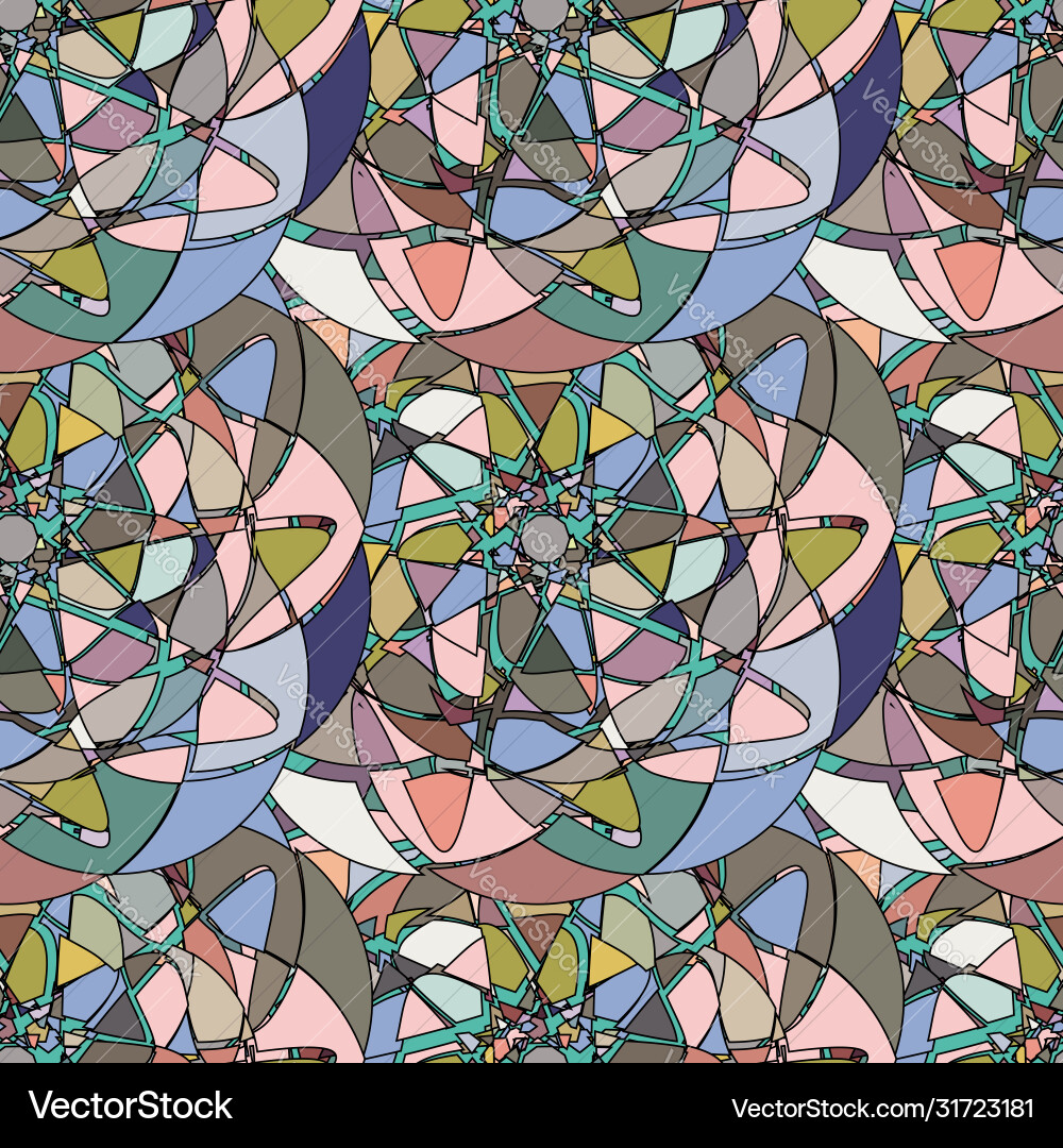 Seamless pattern with abstract broken colorful Seamless pattern with abstract broken colorful vector image