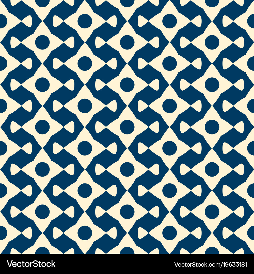 Seamless pattern with repeating objects vector image