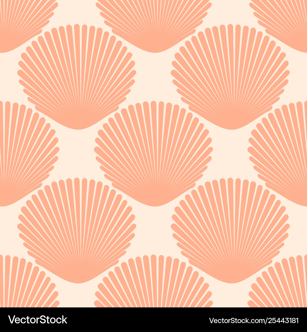 Seamless pattern with seashells for wrapping paper Seamless pattern with seashells for wrapping paper vector image