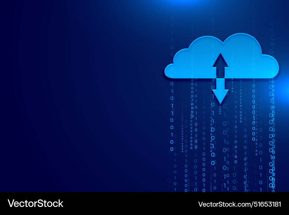 Sichere Datenbank Cloud Computing Hintergrund Sichere Datenbank Cloud Computing Hintergrund vektorbild