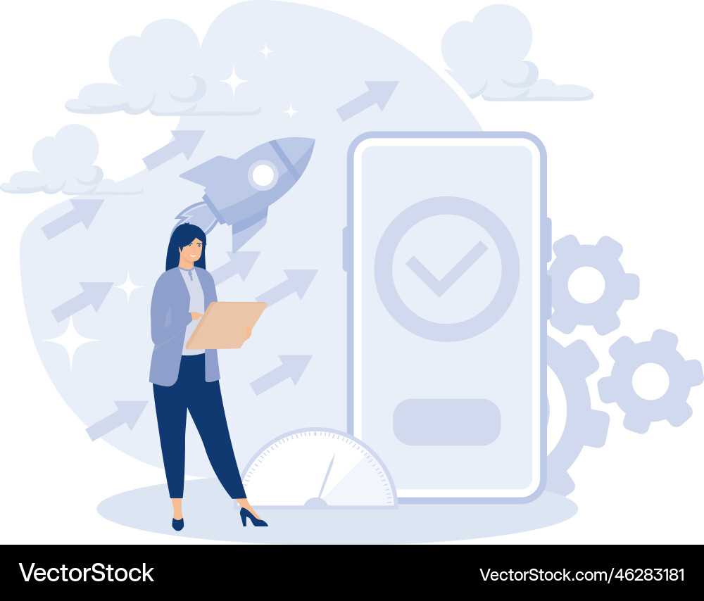 Software and frontend development concept html5 vector image