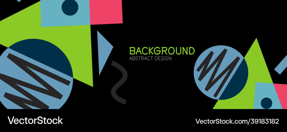 Abstract background blocks lines triangles Abstract background blocks lines triangles vector image