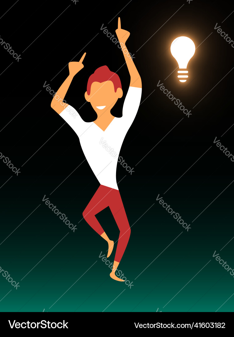 Get idea in gradient style editable Get idea in gradient style editable vector image