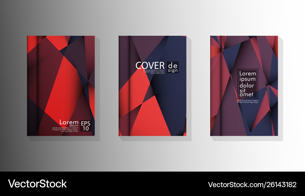Gradient minimal geometric pattern design Vector Image