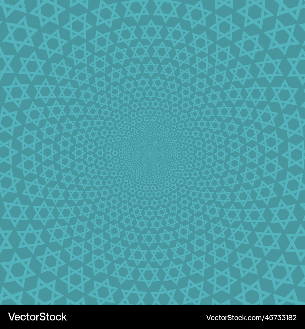 Star of David Abstract Pattern vector image