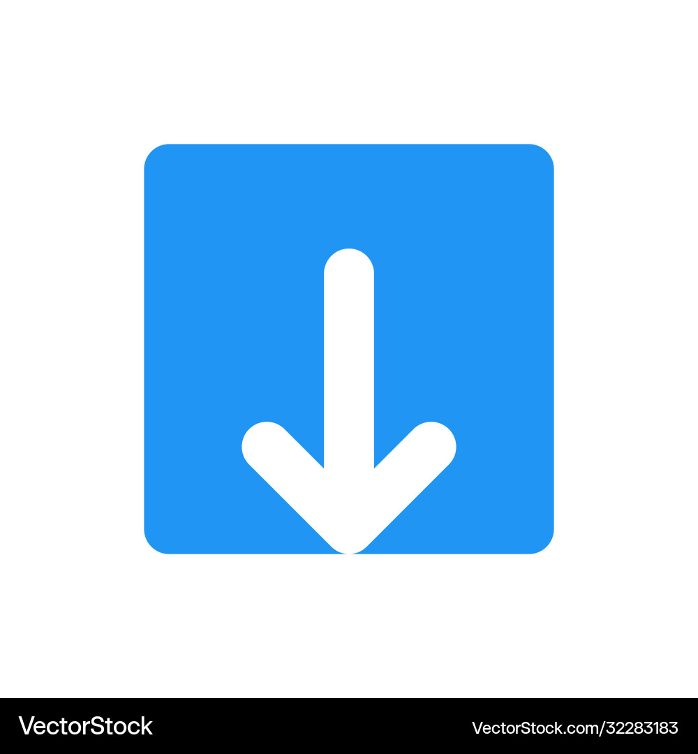 Arrow icon for navigation and interface background Vector Image