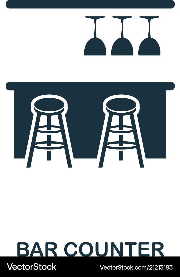 Bar counter icon line style design ui vector image