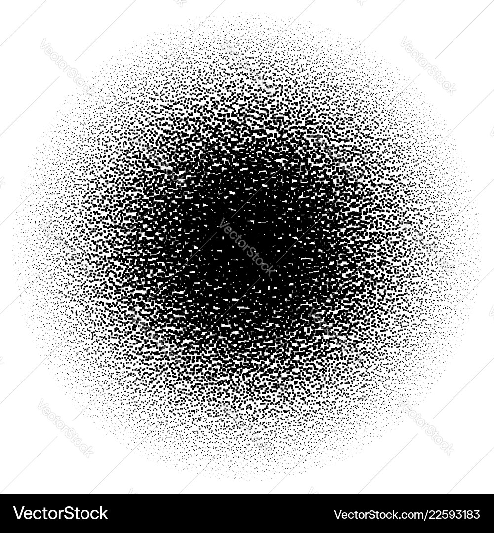 Halftone element with square or triangle instead Halftone element with square or triangle instead vector image