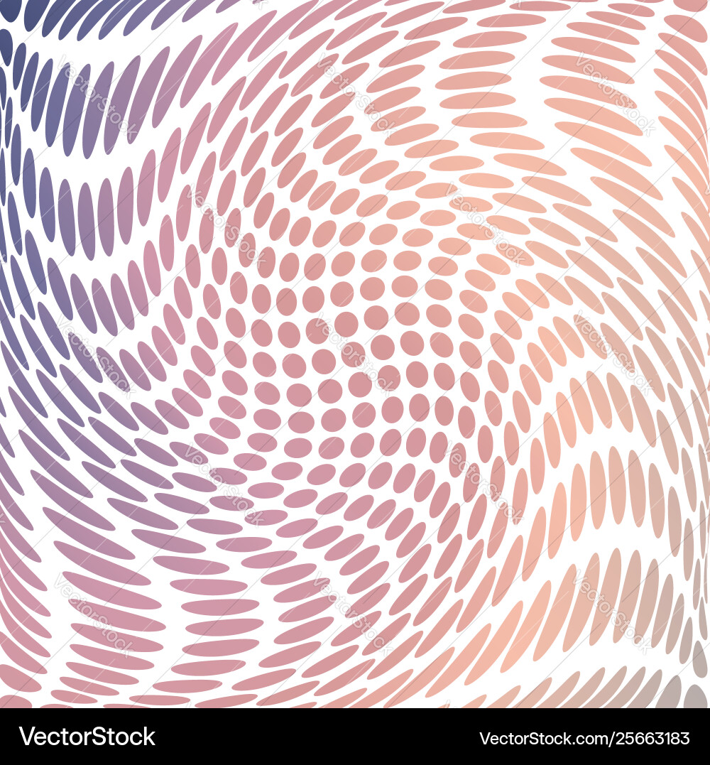 Halftone pattern background in calming colors Vector Image