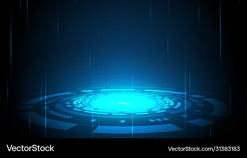 Hi-tech digital data connection system Hi-tech digital data connection system Vector Image