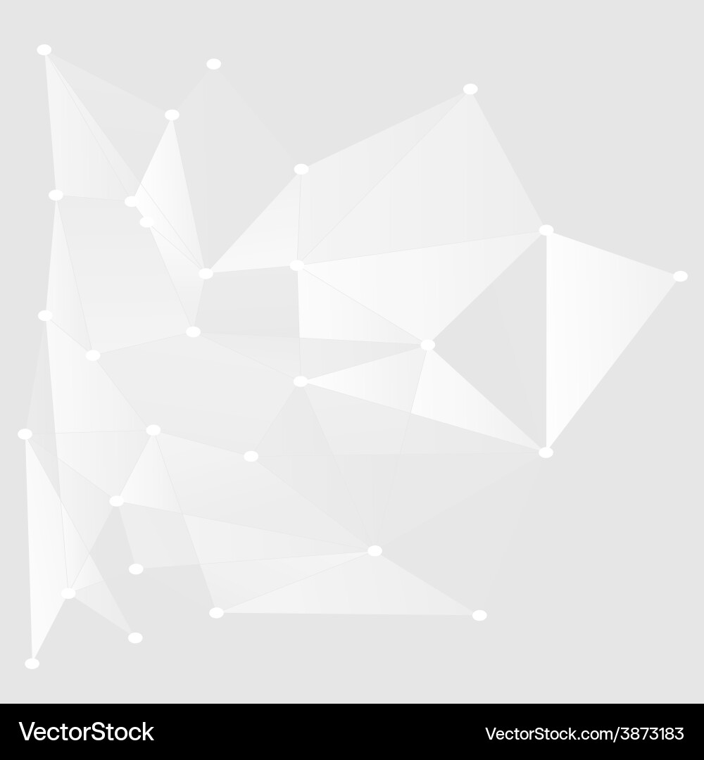 Network background abstract polygon Vector Image