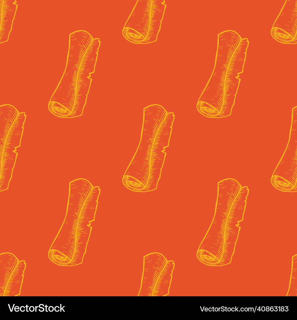 Scroll paper seamless pattern Scroll paper seamless pattern vector image