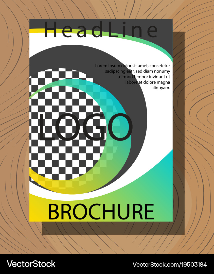 Abstract layout background set for art template vector image