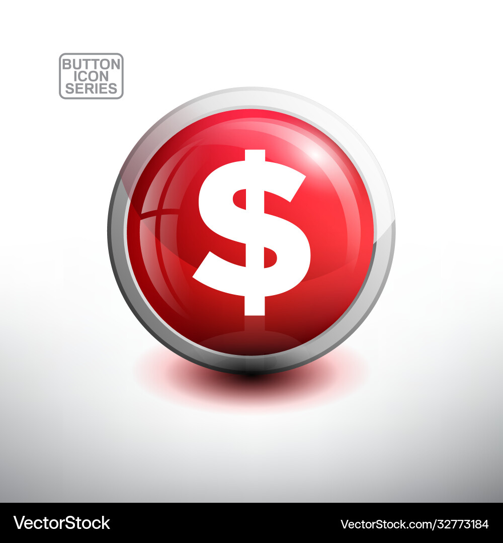 Alphabet in glossy button for web icon Alphabet in glossy button for web icon Vector Image