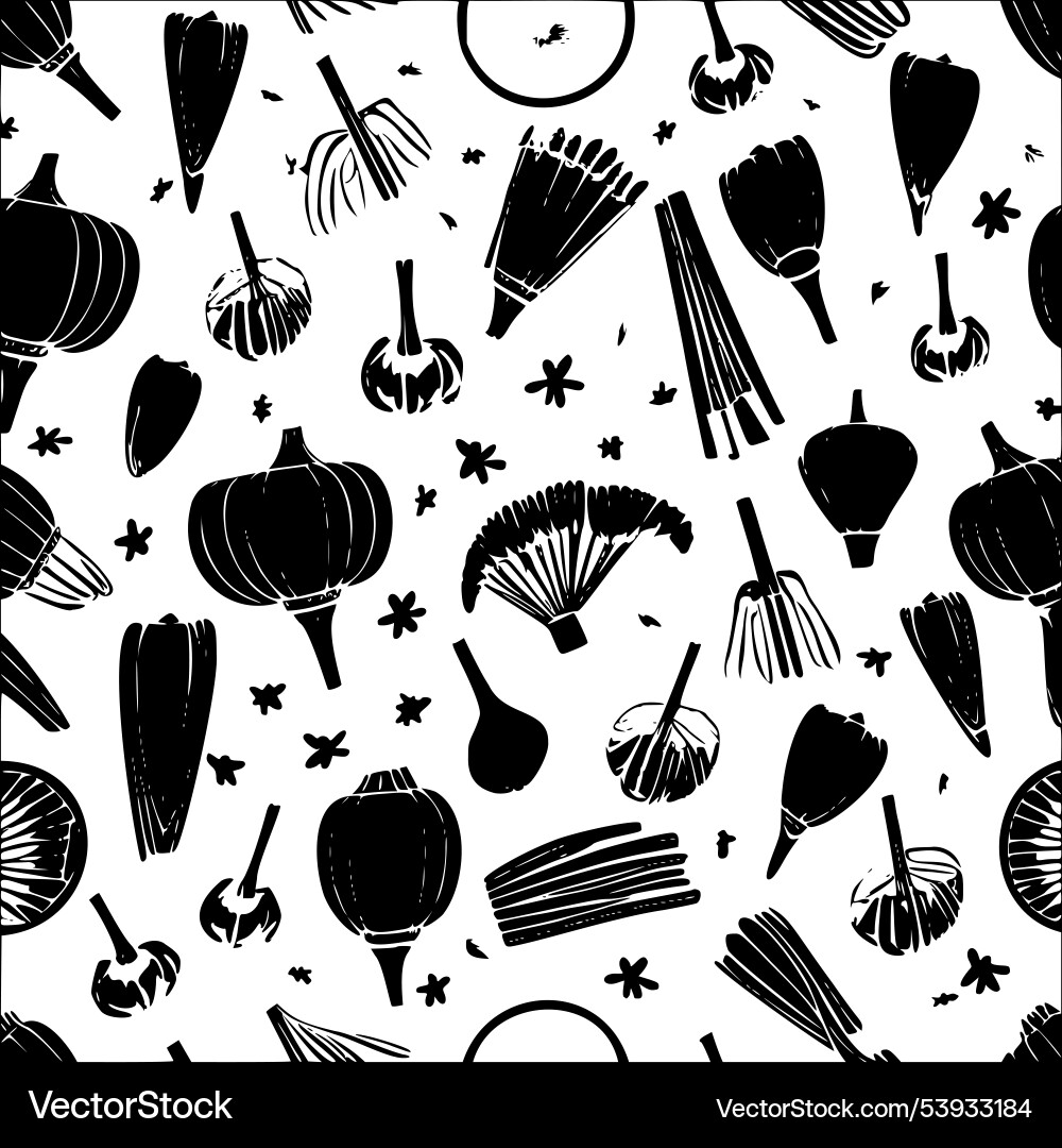 Broomstick abstract pattern seamless Vector Image