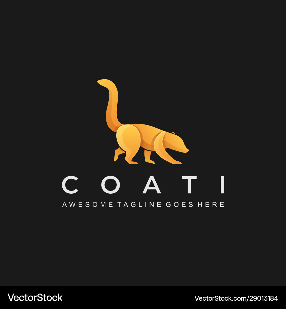 Logo can-coon Laufgradient bunt Logo can-coon Laufgradient bunt vektorbild