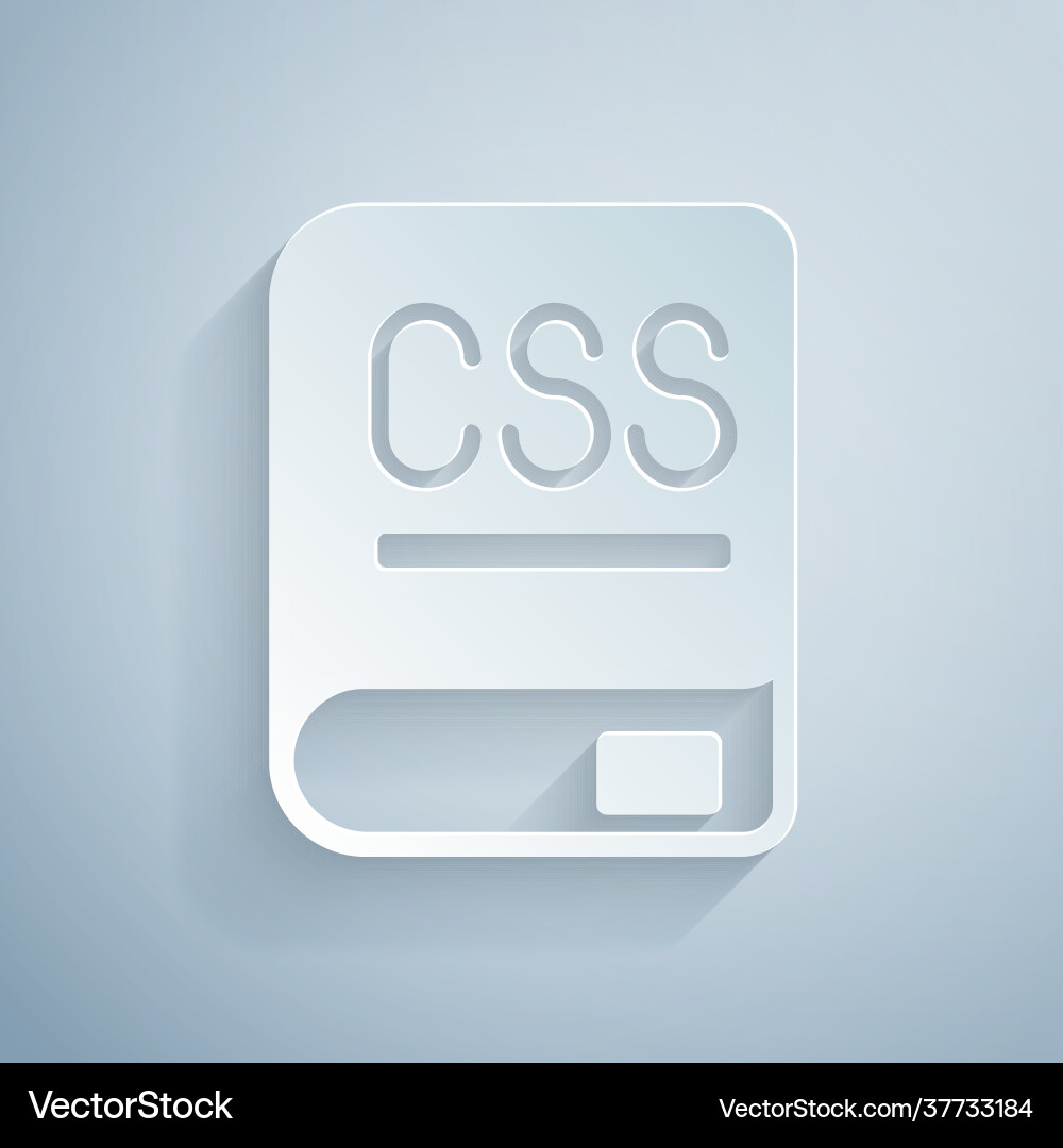 Paper cut books about programming icon isolated Paper cut books about programming icon isolated vector image