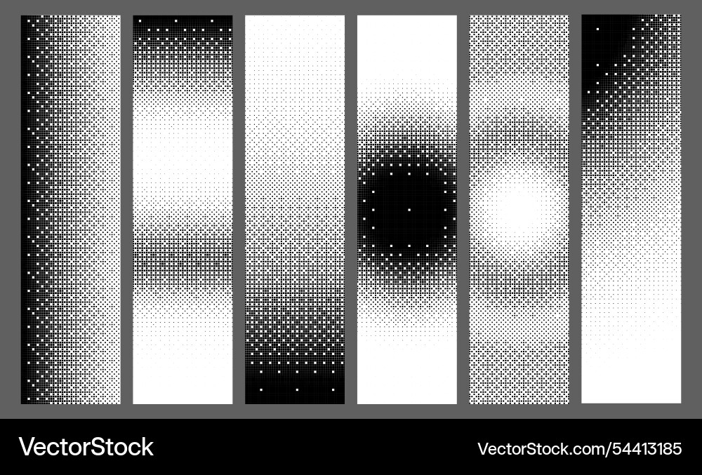 Black and white bitmap texture abstract pattern vector image