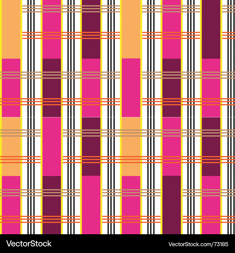Bold Geometric Check Pattern vector image