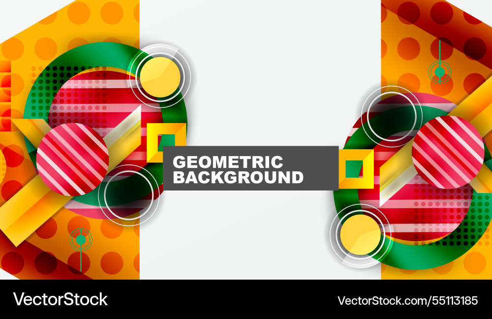 Dynamic complex geometric abstract background Dynamic complex geometric abstract background vector image
