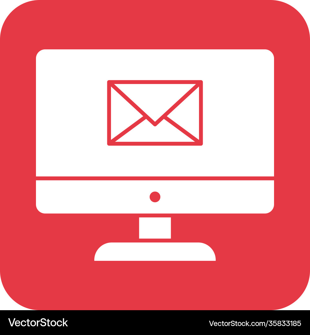 Email inbox icon vector image