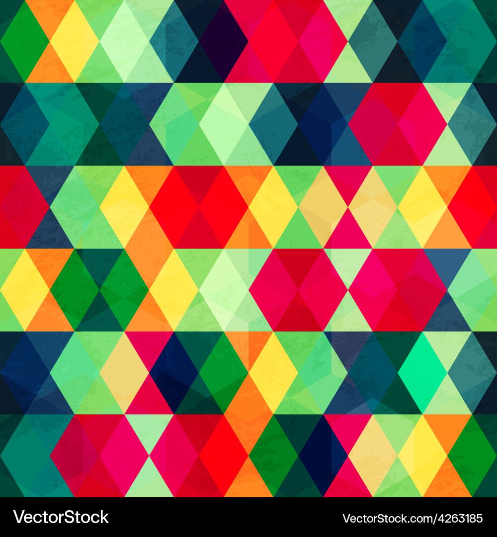 Geometric Triangle Pattern vector image