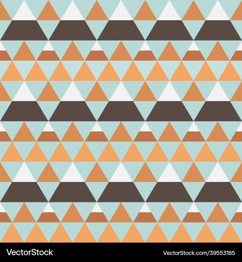Geometric triangle shape seamless pattern Geometric triangle shape seamless pattern vector image