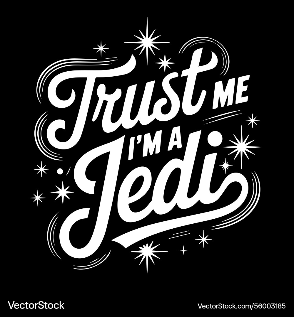 Retro style curvy script font stars and sparkles Vector Image