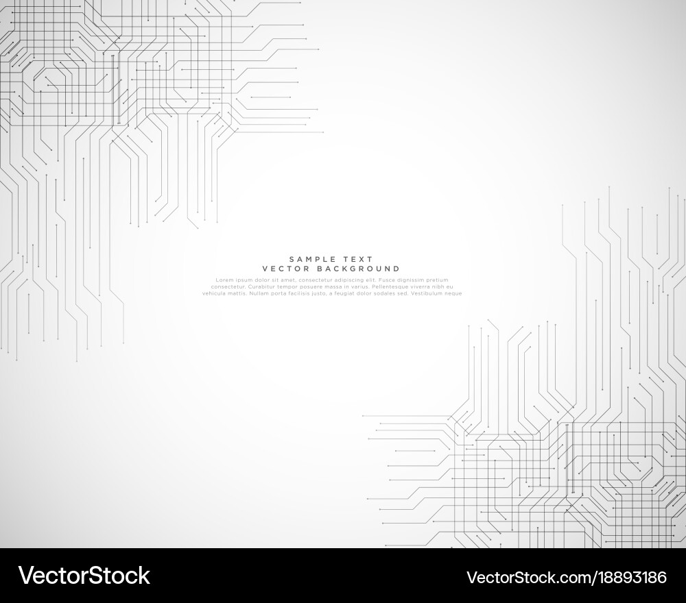 Abstract hi-tech technology background design vector image