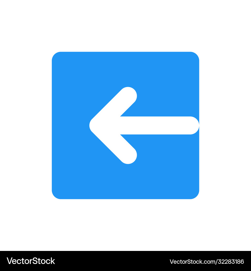 Arrow icon for navigation and interface background Vector Image
