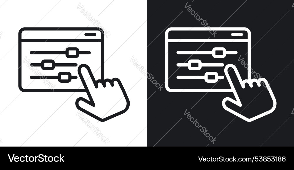 Control panel icon set Control panel icon set vector image