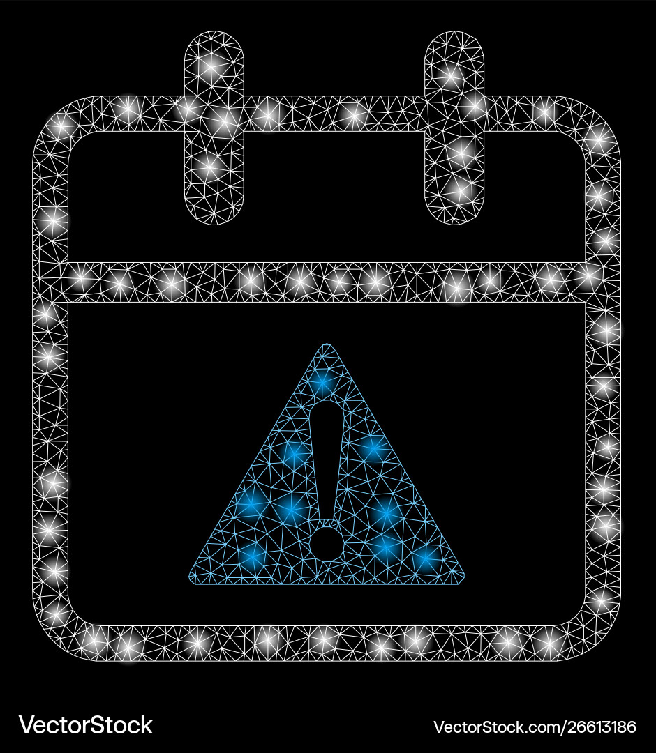 Flare mesh network problem day with spots Flare mesh network problem day with spots vector image